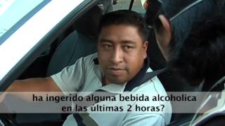 Aplican operativo realizan entrevistas y examen de alcoholimetría [upl. by Errot143]