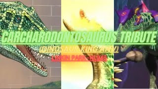 Carcharodontosaurus saharicus Tribute Music Video Dinosaur KingDino Rey AMV Linkin ParkNumb [upl. by Mongeau]