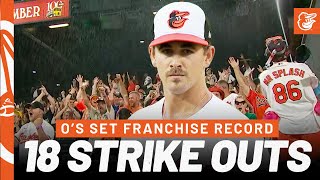 Os Set Franchise Record for Strikeouts in 9Inning Game with 18  Baltimore Orioles [upl. by Yeldua]