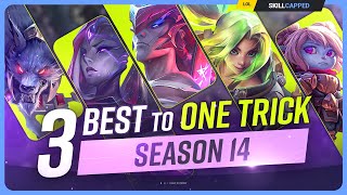 The 3 NEW BEST Champions to ONE TRICK for EVERY Role  League of Legends  Season 14 [upl. by Dorri]