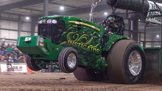 Tractor Pull 2023 41 Pro Stock Tractors NTPA Spring Nationals saturday Shipshewana IN [upl. by Daniala]