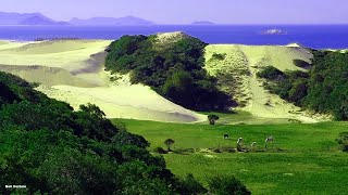 GaropabaSC Dunas do Siriú vistas pela Praia do Siriú e pela Estrada Paulo Lopes Sandboard [upl. by Ferdinanda757]