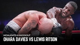 KNOCKOUT  Ohara Davies vs Lewis Ritson [upl. by Ellmyer]