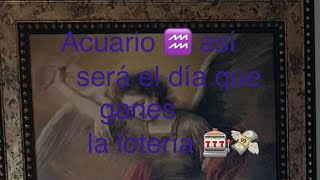 ACUARIO ♒️ así sería el día que te ganes la lotería 💸💰🔮🎰🙏 lectura del café ☕️ 🔮🎴🗝️ [upl. by Krantz]