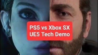 Unreal Engine 5 Demo PS5 vs Xbox Series X [upl. by Greenwood]