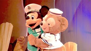 First Row The show of quotMy Friend Duffy  Setting Offquot Tokyo Disneysea [upl. by Rube334]