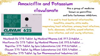 Amoxicillin And potassium clavunate Tab uses  indication and disease [upl. by Ylro]