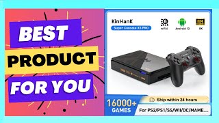 Kinhank Super Console X5 PRO Retro Video Game Consoles Plug and Play 4T [upl. by Templeton117]