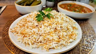 Arabische Reis  Türkischer Reis mit Fadennudeln  Rice [upl. by Caines]