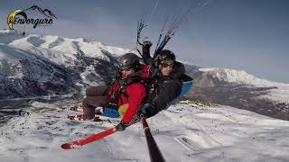 Baptême parapente Maurienne avec ENVERGURE [upl. by Neesay]