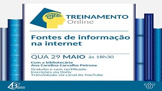 Fontes de informação na internet [upl. by Iak]