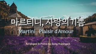 🎹 1hour Martini  Plaisir dAmour 마르티니  사랑의기쁨 피아노 편곡버전  Piano arrangement version [upl. by Rebmik]