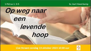 Zondag 13 oktober 2024 Live Eredienst Baptistengemeente Amsterdam Noord [upl. by Assilem]