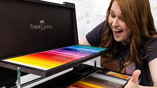 FINALLY Unboxing the 120 Polychromos Colored Pencils [upl. by Unity]