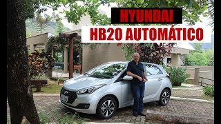 Hyundai HB20 16 automático 2019  Teste com Emilio Camanzi [upl. by Patterman]