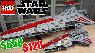 LEGO Star Wars VENATOR Comparison 8039 vs 75367  2009 vs 2023 [upl. by Adnolay]