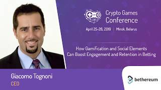 Boosting engagement and retention via gamification  Crypto Games Conference 2019 [upl. by Okire]