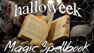 How to Make a Magic Spellbook Corded BindingSewn in Headtail BandsPleather Bound Halloweek [upl. by Dougald]