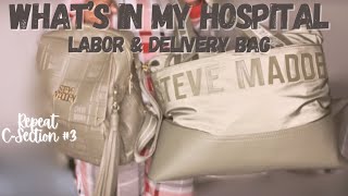 What’s in my Labor amp Delivery Bag 2024  Repeat Csection Baby 3 [upl. by Laurel796]