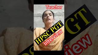 Hpsc pgt Interview tips and tricks  Haryana teacher interview questions [upl. by Nnaycart]