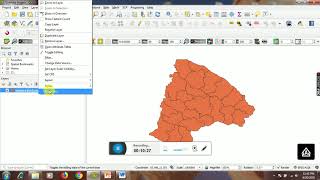 THEMATIC MAPCHOROPLETH MAP DATA ENTRY AREA CALCULATION OF POLYGON [upl. by Kreindler82]