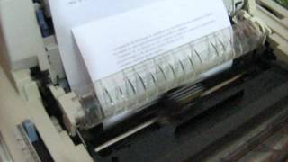 Epson LQ 870  dot matrix printer [upl. by Rochette]