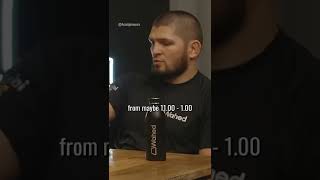 quotMy secret for recoveryquot  Khabib Nurmagomedov [upl. by Uta]