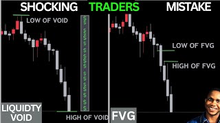 Liquidity void vs Fair value gap shocking difference in 5 mins [upl. by Emoryt]