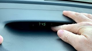 How to change the time on the clock on a Subaru Impreza [upl. by Malorie774]