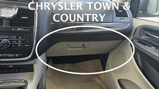 Chrysler Town amp Country  GLOVE BOX REMOVAL  REPLACEMENT 2011  2016 [upl. by Ruhtra]