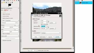 Changer la dimension dune image vers un format imposé avec Gimp [upl. by Kathye]