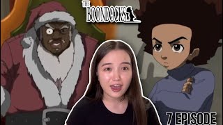 FIRST TIME WATCHING THE BOONDOCKS 1x07  A Huey Freeman Christmas [upl. by Vastah820]