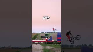 This biker does amazing stunts on top of a moving train [upl. by Nagle]