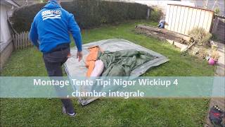 Montage Tipi Wickiup 4 Nigor [upl. by Sondra]