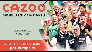 World Cup Of Darts 2022  Eissporthalle Frankfurt  Finals [upl. by Haiasi985]