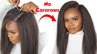 No Cornrows Quick And Easy Crochet Hairstyle [upl. by Danna]