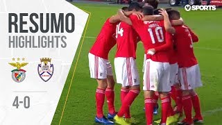 Highlights  Resumo Benfica 40 Feirense Liga 1819 11 [upl. by Adraynek]