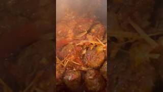 Meatballs curry food homemade dinner asmr shorts [upl. by Aizat926]