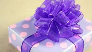 Moño Pom Pom  Puffy  How to Gift Bows [upl. by Annoif57]