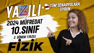 10SINIF FİZİK 2DÖNEM 1YAZILI Hazırlık  20232024 Güncel Yazılı Formatı📂PDF [upl. by Berkly]