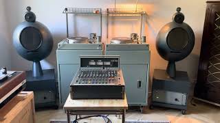 Elipson Religeuse ORTF speakers and Bourdereau stereo turntable playing Pat Boone [upl. by Attlee]