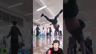 Esse é o Professor dos Prodígios da China no Break Dance breakdance powermoves dança [upl. by Ahsekad]