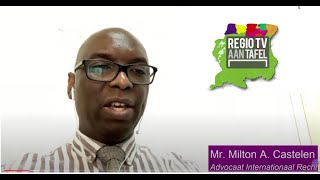 Regiotafel Suriname  Pikin Saron en de rechten van de inheemsen met Mr Milton A Castelen [upl. by Germano542]