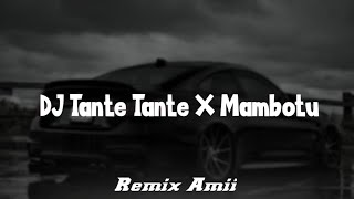 DJ Tante Tante X Mambotu Remix Amii Viral Tik Tok Terbaru 2024 [upl. by Lukash]