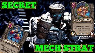 THIS MECH STRAT BEATS OUT STACKING  Hearthstone Battlegrounds Season 8 Trinkets [upl. by Pisano]