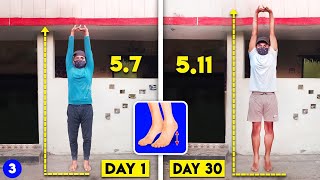 i did Tadasana to grow my height  30 days  after 21 [upl. by Essinger]