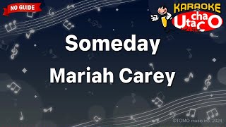 Someday – Mariah Carey Karaoke no guide [upl. by Towill]