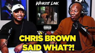 Chris Brown Dissed Quavo Dad Reacts to Chris Brown  Weakest Link [upl. by Isewk]