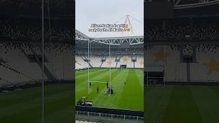 Allianz Stadium is getting matchready for Italy 🆚 All Blacks 🏉🔥 [upl. by Atilal]