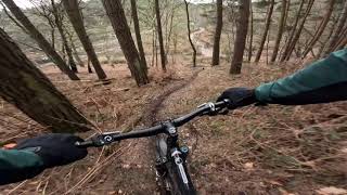 Cannock chase MTB 4K From Lower cliff trail to Seven springs offpiste and back [upl. by Aznarepse]